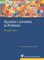 cover raccolta monografica: Eponimi e acronimi in pediatria